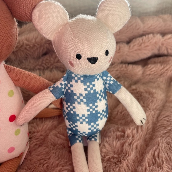 TARGET PILLOWFORT BIG MOUSE AND LITTLE MOUSE PLUSH TOYS NEW - Picture 3 of 7